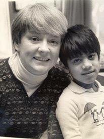 Jeremy and his mom